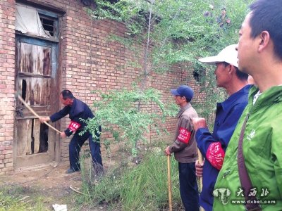 南北两山绿化综合整治第一阶段拆除违建3188平方米