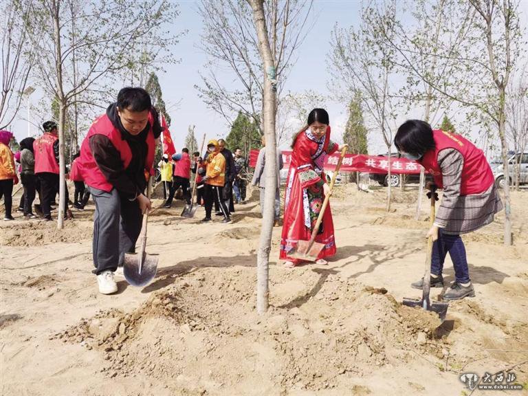 兰州市各地吹响了植树